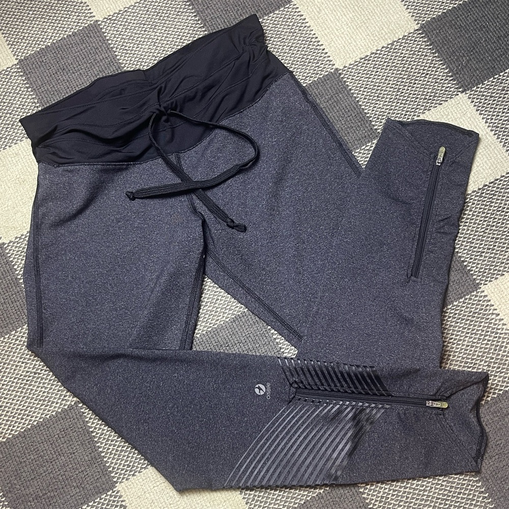 Oiselle KG Tights Charcoal black 8